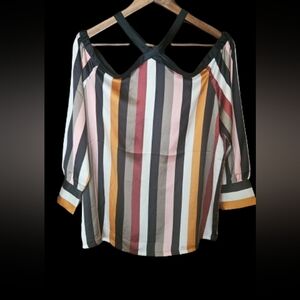 NWOT LOFT Off the Shoulder Blouse